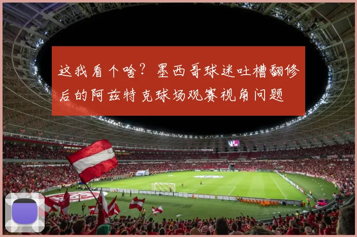 这我看个啥？墨西哥球迷吐槽翻修后的阿兹特克球场观赛视角问题