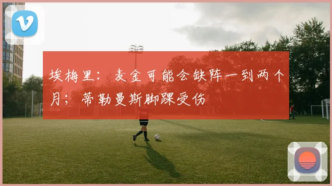 埃梅里：麦金可能会缺阵一到两个月；蒂勒曼斯脚踝受伤
